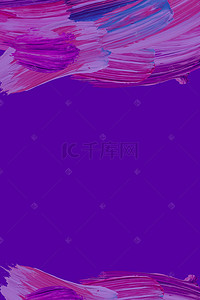 紫红色水彩油画图片
