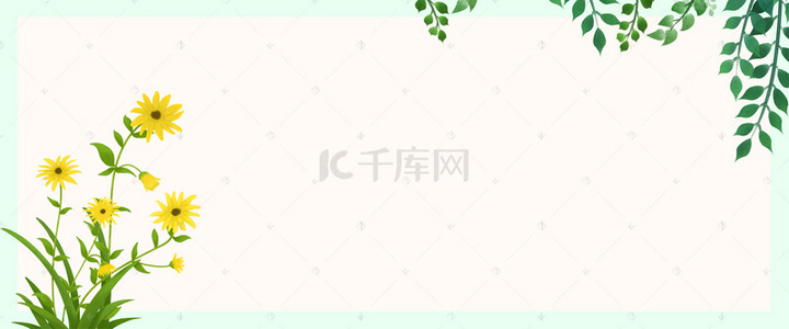 天猫1920背景背景图片_小清新促销banner