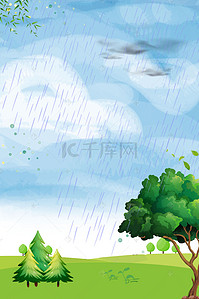清明节立春雨水背景