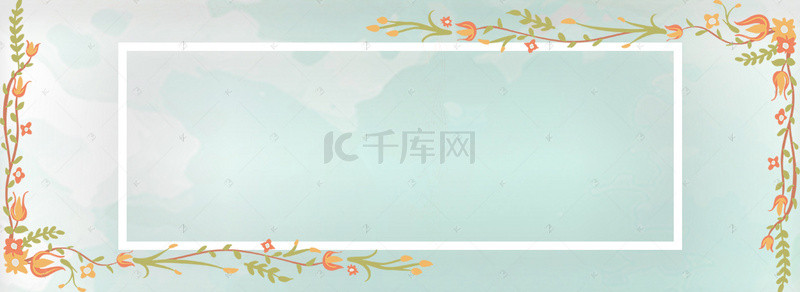 春夏新风尚唯美清新蓝色女装banner