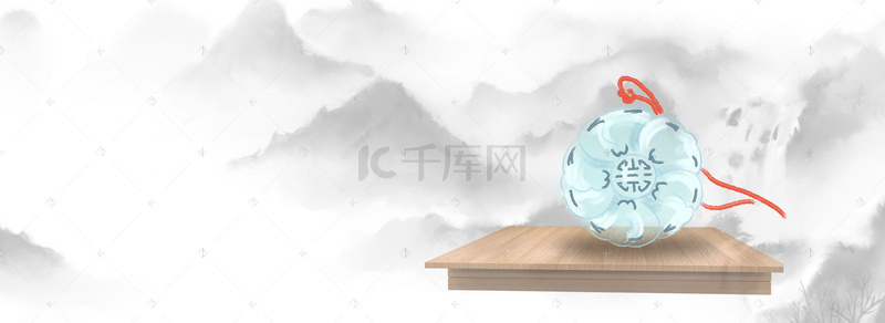 中国风大气玉石特卖banner