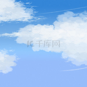 蓝天白云的背景图片