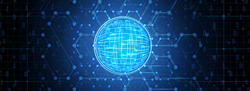 科技数据电子商务背景图片_蓝色科技电子商务互联网背景