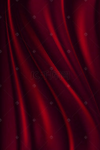 红色丝绸背景图片_红色丝绸质感简单背景