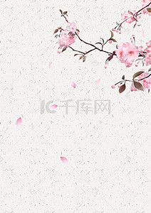 水彩花朵底纹海报背景