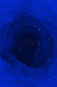 商务科技感蓝色背景图片_立体伪3D抽象玫瑰纹理大气海报