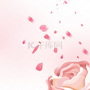 唯美护肤品背景图片_粉色花朵化妆品蜂蜜PSD分层主图背景素材