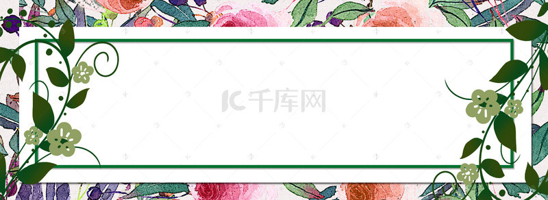 桃花节背景图片_春天清新banner海报背景