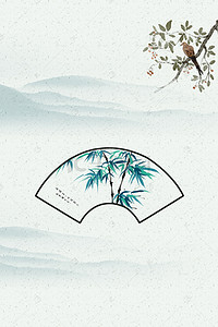 中国风清明节海报设计背景图