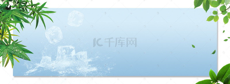 短裤短裤背景图片_夏季女装清凉大促banner