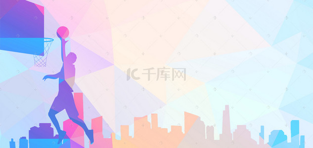 跑步海报背景背景图片_运动青春色彩海报banner