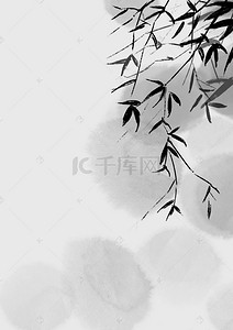 水墨画背景竹背景图片_中国风水墨竹子背景