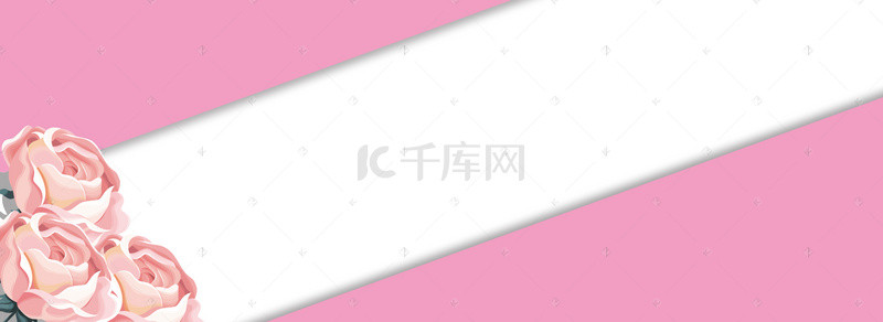 卡通春季上新背景图片_淘宝天猫卡通粉色海报banner背景