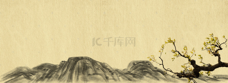 中国风古典水墨画背景素材
