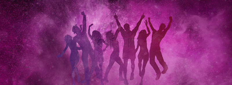 聚会海报背景背景图片_粉色梦幻闪烁聚会派对背景