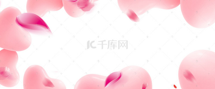 粉红色调背景图片_春季化妆品新品上市背景