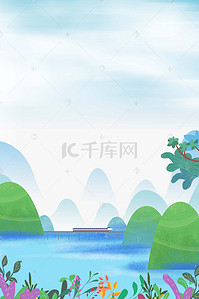 五一活动背景图片_五一出游旅游背景