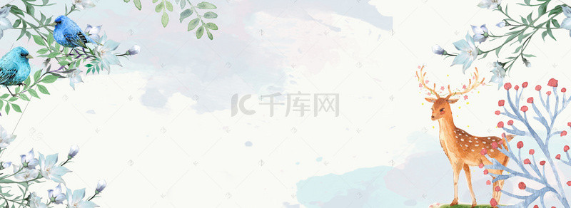 秋上新清新背景图片_秋款上新清新电商海报背景