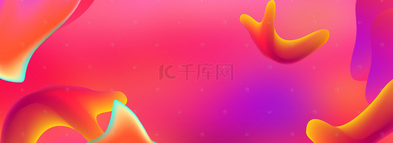 耳麦背景图片_流体渐变酷炫时尚渐变全屏海报banner