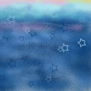 星星海洋梦幻喷漆背景