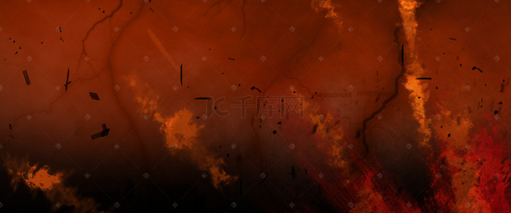 PK海报背景图片_网游游戏爆炸火焰大气背景海报