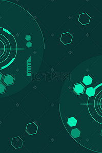 金色质感数字矢量背景图片_大气商务科技边框背景