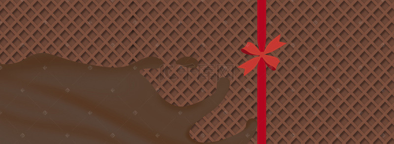 巧克力电商背景图片_威化巧克力饼干电商banner