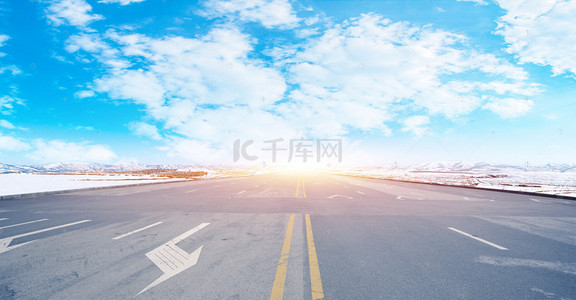 办理etc背景图片_创意公路路面商务背景