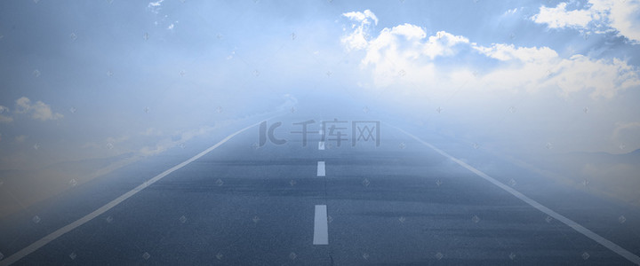 路大气背景图片_创意合成公路大气背景海报