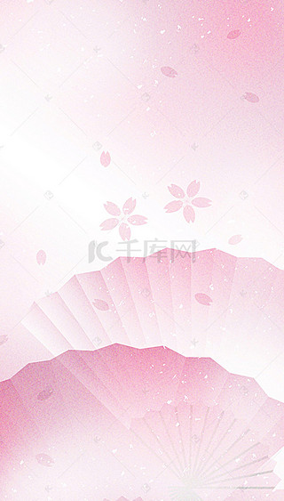 美食背景图片_粉色日式美食樱花浪漫背景