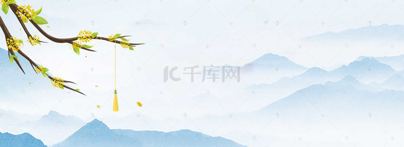 中古风画卷背景图片中古风水墨海报背景