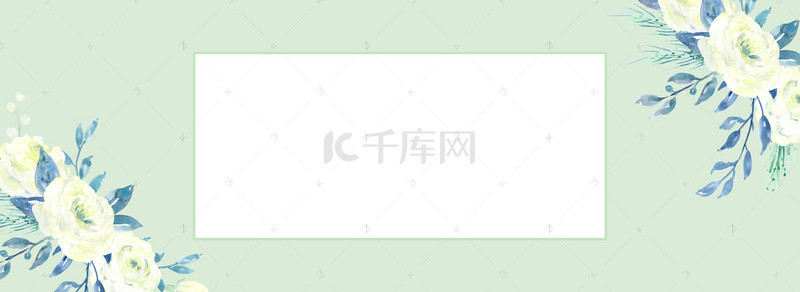 小清新淡雅手绘背景图片_小清新淡雅海报banner