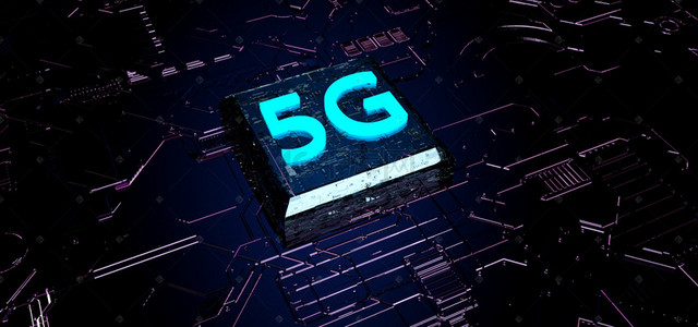 5g科技海报背景图片_5G科技纹理电路质感海报banner