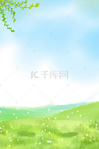热气球天空背景图片_春季海报背景模板大全