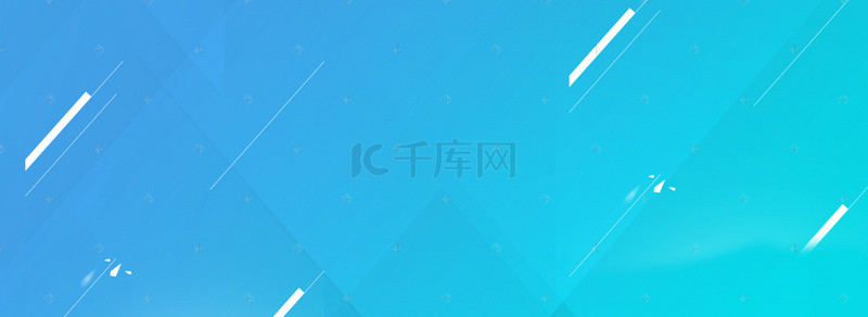 线条简约立体扁平绿色渐变banner