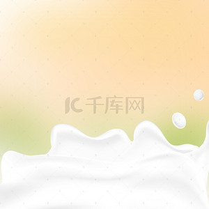 淘宝洗面奶背景图片_简约绿叶豆浆饮料PSD分层主图背景素材