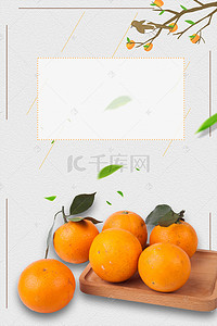 新鲜脐橙背景图片_美食新鲜水果赣南脐橙