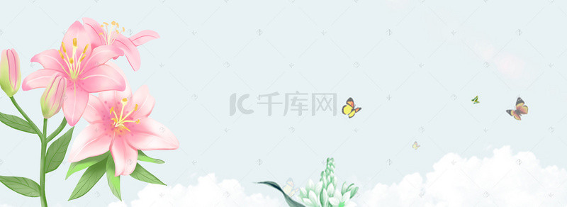 夏日上新清新手绘banner