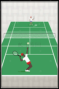 学生运动背景图片_运动健身网球背景