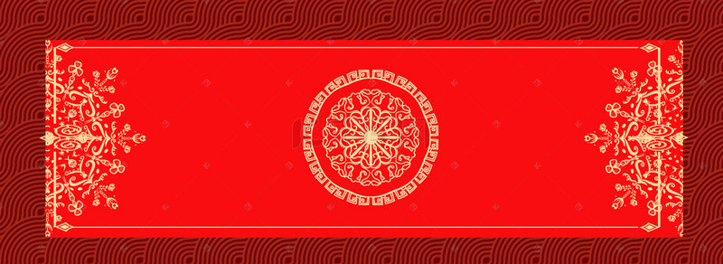 金色毛笔背景图片_复古婚庆中国风电商淘宝banner