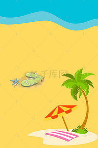 海南岛图背景图片_鲜榨椰汁海报手绘小清新海报海南海报背景