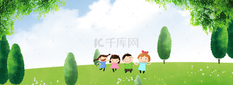 儿童海报展板背景图片_关爱儿童海报背景素材