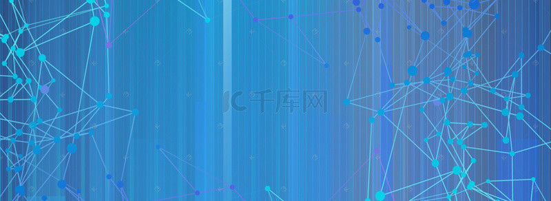 互联网展板背景图片_商务科技云端蓝色banner