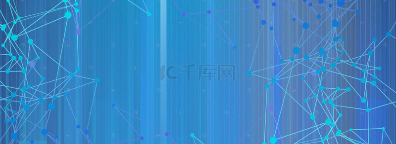 商务科技云端蓝色banner