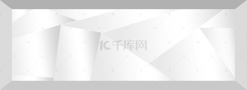 简约清新白色banner