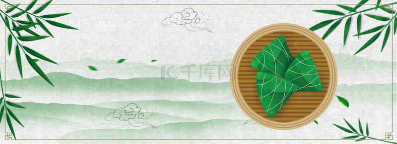 促销传统背景图片_传统节日端午节海报banner