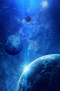 登月背景图片_世界人类月球日高清背景