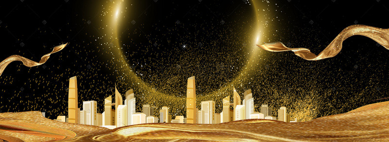 商务星星背景图片_房产地产商务科技风设计背景图