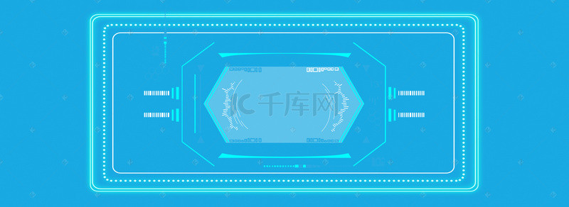 互联网展板背景图片_蓝色科技背景图片