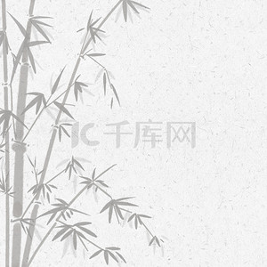水墨中国风纹理竹子主图